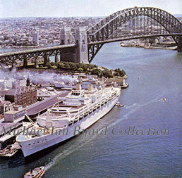 Oriana in Sydney circa mid-1960s